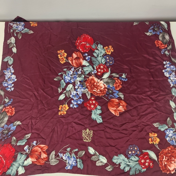 Paolo Gucci Accessories - Vintage 70s Gucci Floral Scarf